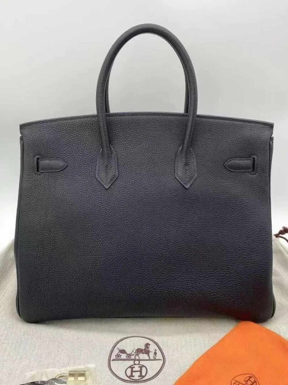 Hermès black Birkin 35 Bag